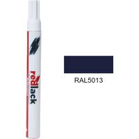 Retuschierstift 8 ml – RAL 5007 - Seidenmatt - Blau - für verschiedene Oberflächen - Redlack