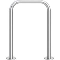 Dissuasore archetto inox rettangolare H 100 cm x L 60 cm da tassellare