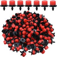 100 PCS Drippers Irrigation Drip, Garden Sprayer Nozzles Emitter, Automatic 360° Adjustable Drip Irrigation DIY.