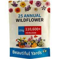 Gemischte Blumensamen 150 g – Einfache Aussaat, Für Beete, Rasen & Farbige Rabatten