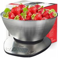 Balanza electrónica de cocina de precisión, recipiente de 5 kg y 2 litros.
