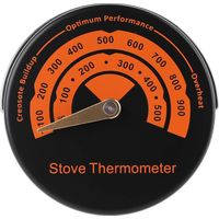 Magnetisches Thermometer für den Ofen, Temperaturmonitor für den Schornsteinventilator, Brennanzeiger
