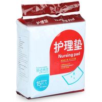 Lot de 15 alèses jetables pour incontinence urinaire adulte, protection nursing rose