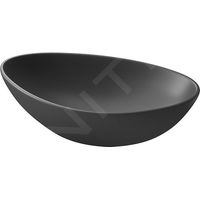 Cersanit Moduo - Vasque à poser, 57x37 cm, sans trop-plein, anthracite K116-106-BOX