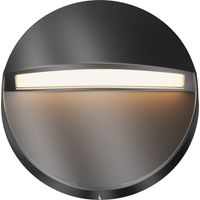 Maytoni Mane Round Applique d'extérieur encastrée noire 3000 K 100 lm IP54