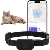 Chat Tracker, Collier GPS Chat Tracker, Aide à Localiser Votre Chat, pour chatonssans Frais mensuels(Compatible avec iOS/Android)