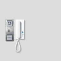 Siedle SET CA 812-1 E/W interfono mural blanco acero inoxidable