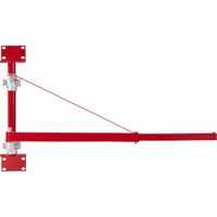 Mophorn Brazo de Soporte de Polipasto Electrico Brazo Oscilante de Soporte de Polipasto Electrico Marco de Polipasto de Acero, Brazo de Elevación de Andamio, Capacidad de Carga Máxima de 300KG