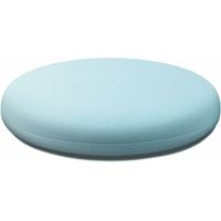 Round Chair Cushion 35cm, Removable Cover Indoor Chair Cushion, Washable Dining Chair Cushion, Memory Foam Chair Cushion, Blue - LIAIKI