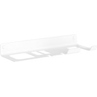 Lineabeta - Haartrocknerplatte und Wandbürsten Saeta weiß L.35 cm