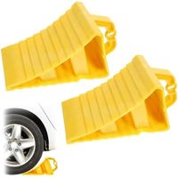 2 Pièces Cale De Roue Plastique, 201211 CM Cales De Remorque, Cales de Roue, Cale de Roue Voiture, Cale Roue Voiture, Cale Voiture, Cale de Roue, Pour voiture remorque, caravane, camping car