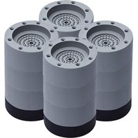 Trillingswasmachine, antivibratievoeten voor wasmachine, rubberen pad, trillingsremmend, voor wasmachine, universele trillingsdemping (8,5)
