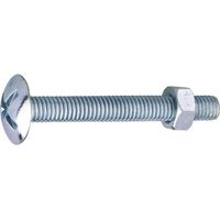 Boulon poêlier zingué - Ø 5 mm - 30 mm - Filetage total - Boîte de 200 - Vissal
