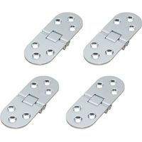 4 charnières pliantes pour table, charnières plates pliantes pour portes de placard