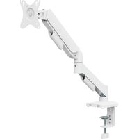 Support écran PC à ressort mécanique 1 écran PC 17"-32", Blanc