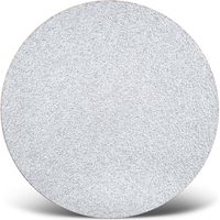 MENZER White Dischi abrasivi a gancio e anello, 225 mm, p. Levigatrici per muri, Corindone normale (25 Pz.) G80