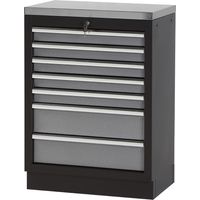 ARMARIO BASE DE 7 CAJONES BASE ACERO INOX