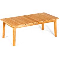Sonnenpartner Cheyenne Lounge-Tisch Gartentisch Holztisch Teakholz Braun
