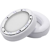 vhbw Coussinets d'oreille compatible avec Beats by Dr. Dre Studio 2.0, 3,0 casque audio, headset - blanc