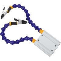 Outil de soudage à bras flexible en ABS avec base en alliage d'aluminium et revêtement en caoutchouc amovible (lot de 2)