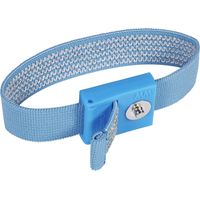 Bracelet antistatique (ESD) bleu clair Wolfgang Warmbier 2050.750.3 Bouton-pression 3 mm 1 pc(s)