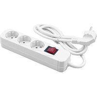 MediaRange MRCS205 multiprise blanche 3 prises 3500W