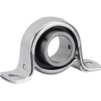 Cuscinetto lineare SBBP, custodia in lamiera d'acciaio HTB SBPP 202 Ø foro 15 mm Distanza tra i fori 68 mm