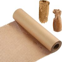 Honeycomb Paper Roll - 30 Cm X 30 M - Kraft Paper Packaging Material - For Fragile Items Protection - 1 Roll