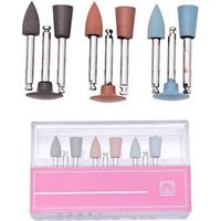Lot de 9 têtes de polissage en résine pour ponçage du bois et du métal avec contre-angle pour kit à basse vitesse conçu pour une utilisation d'outils électriques
