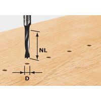 Festool Dübelbohrer HW D3/16 – 491065