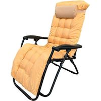 Sdraio Con Cuscino Imbottito Crema In Textilene Poltrona Relax Terrazzo Giardino 483001
