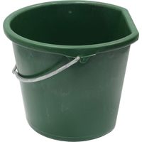 Seau avec côté plat et poignée en métal capacité 17.5 litres