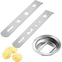 Accessoire pâtisserie hachoir à viande, compatible MUM4 MUM5, formes biscuits, réutilisable cuisine familiale