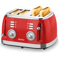 Tostadora Retro 4 Rebandas-1500W