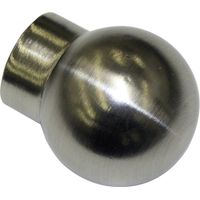 Gardinia Endkappe Ball edelstahl-optik Ø 16/19 mm 2 Stück Gardinenstange