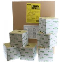 Carton de 48 blocs GRODAN Delta 15x15cm - Trou 4 cm