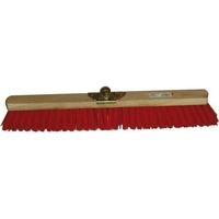 Balai industrie pvc rouge super 80 cms douille metal inclinee