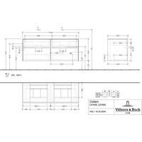 Villeroy & Boch C07600VL WTUS Collaro C07600 1400x548x500mm 4