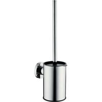 Novaservis Ferro Smile - WC-Bürste zur Wandmontage, mit Halter, Edelstahl poliert ASM14