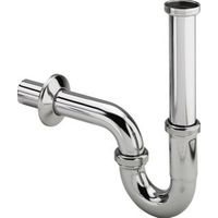 Viega Siphon 1.1/4inch avec rosace incluant tube mural Laiton Chrome