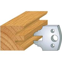 Leman - Jeu de 2 fers profilés acier Ht.40 mm N°099