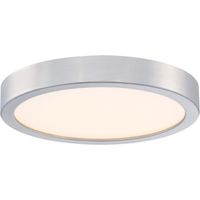 LED Ceiling Light Flat Nickel / Acrylic 21 cm