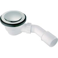 mcalpine HC27CLCP siphon chrome pour receveur de douche