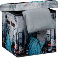 Stool with storage space Trend motif