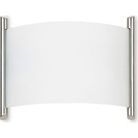 Forlight Lampada Da Parete Ip20 Niza E27 15W Nichel Satinato