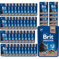Brit Premium Cat Cibo umido per gatti Bustina da 100 g - FEGATO PER STERILIZZATI Fegato 100 g