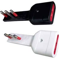 ADATTATORE ULTRAPIATTO 16A ROSI 2P+T - presa 10/16A 2P+T,