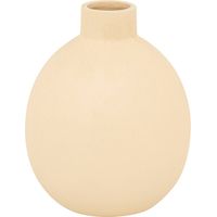 Jarrón de cerámica Rily Beige H18cm - Atmosphera créateur d'intérieur