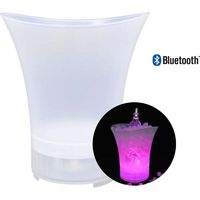 Seau à glace avec haut-parleur et éclairage led