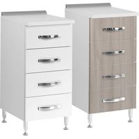 CASSETTIERA PER CUCINE COMPONIBILI L.40 x P.50 x H.85. - col. olmo